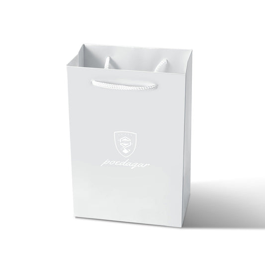 Poedagar® White Gift Bag